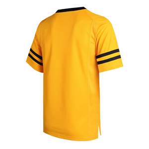 Camisetas de fútbol americano personalizadas con cuello en V, uniformes transpirables de talla grande de alta calidad para adultos, camisetas bordadas con estampado de sublimación - Product Image 6