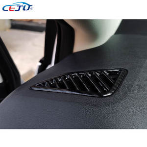 ABS Carbon Look Kit interni auto montanti anteriori aria condizionatore bocchette per Toyota Corolla Auris E210 <span class=keywords><strong>Suzuki</strong></span> <span class=keywords><strong>Swace</strong></span> 2020-2025 - Product Image 3