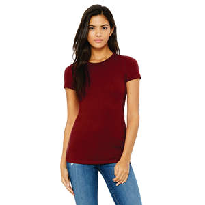 Airlume-Camiseta ajustada para mujer, Camiseta de algodón peinado y anillo de 100% oz, longitud corporal más larga, tejido de hombro, 32, 4,2 oz - Product Image 1