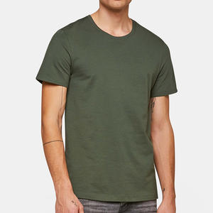 T-shirt vierge avec impression personnalisée 100% coton peigné T-shirts pour hommes vente en gros Streetwear décontracté T-shirts pour hommes avec impression bouffante - Product Image 1