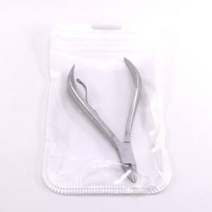 Wholesale Stainless Steel Toe Sharp Nail Nippers Nails Scissors French Silver Personalized Custom Logo Cuticle Nail Clipper - Product Image 3