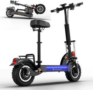 Scooter électrique pour adultes à succès, nouveau modèle 2400W avec siège, batterie lithium-ion 48V 20Ah, vélo électrique à double moteur 1200W, 40 MPH, pliable - Product Image 1