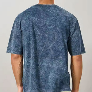 เสื้อยืดซักกรดสำหรับผู้ชายเสื้อยืดซักแบบกรดน้ำหนักเบาบริการออกแบบได้ตามต้องการ - Product Image 4