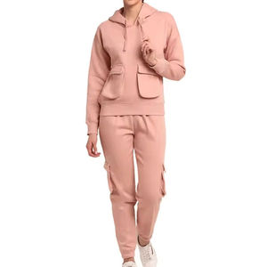 Chándales con capucha y bolsillos Cargo a la moda para mujer de alta calidad, superventas, ropa de calle ajustada 2025, chándales - Product Image 6