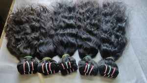 Extensions de cheveux humains vierges indiennes de qualité supérieure 100% Remy, douces et brillantes, sans perte, vague lâche, vague profonde, trame plate double - Product Image 3