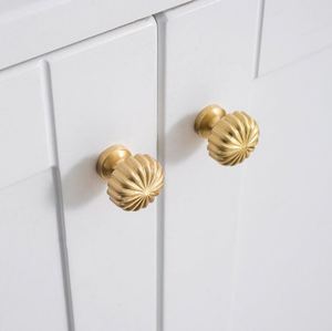 Boutons d'armoire en cuivre tire tiroir fait à la main pour la maison commode porte armoire meubles décoratif cuisine armoire poignée boutons 2024 - Product Image 5