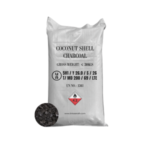 Charbon de coco Lintas Era (charbon noir) - Charbon actif pour usage industriel - Vente en gros Thaïlande - Haute qualité - 2,5 % de cendres - Product Image 1