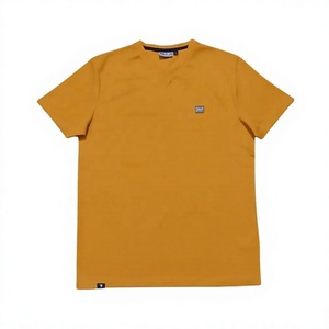 เสื้อยืดคอกลมแขนสั้นทรงปกติสำหรับผู้ชาย สีพื้น ผ้าฝ้ายเจอร์ซีย์ สไตล์ลำลอง - Product Image 5