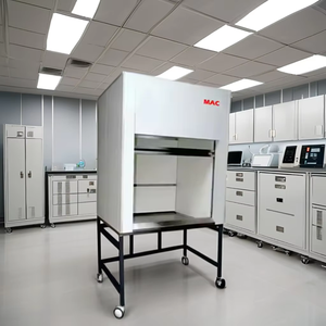 เครื่องดูดควันควบคุมด้วยไมโครโปรเซสเซอร์แบบพกพาขนาดกะทัดรัดสำหรับห้องทำฟันห้องปฏิบัติการผลิต PP อุปกรณ์ทำความสะอาดอากาศใหม่ - Product Image 3