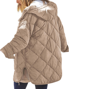 Best Quality <b>Material</b> Women Puffer Jacket Breathable Quality As Custom Demand for Outdoor Wear Jackets with Your Custom logo - Product Image 3