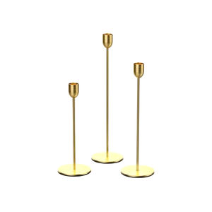 High Quality Metal <b>Tapered</b> Table Candlestick Lanterns Gold Silver Christmas <b>Candle</b> <b>Holders</b> - Product Image 3