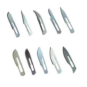 High-Quality Carbon Steel Surgical <b>Scalpel</b> <b>Blades</b> #10-25 | Precision Medical <b>Blades</b> #15 for Surgical Use - Product Image 1
