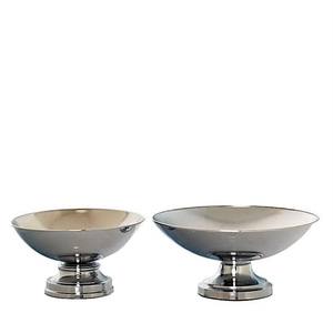 Decorative Nordic Metal Fruit & Salad Serving <b>Bowls</b> Square Pedestal Antique Raw <b>Silver</b> Aluminum Luxury Wedding Decor <b>Bowl</b> - Product Image 1