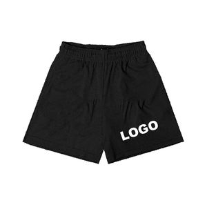 Premium 100% Poliéster Barato Transpirable Entrenamiento Gimnasio Poliéster Hombres Cintura elástica personalizada Malla ShortsDDP envío - Product Image 6