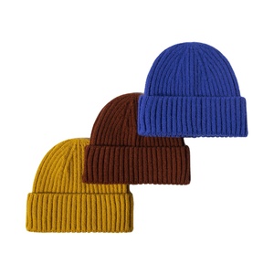 Wholesale Beanies <b>Caps</b> Formal Fashion Novelty Festive <b>Men</b> Women Top quality Winter Warm Cuffed Plain Skull Knit Hat <b>Cap</b> - Product Image 3