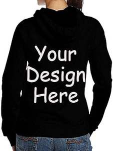 Sweat à capuche unisexe en polaire coupe classique avec logo personnalisé OEM, épais, brodé, imprimé numériquement, avec poche, coupe-vent - Product Image 4