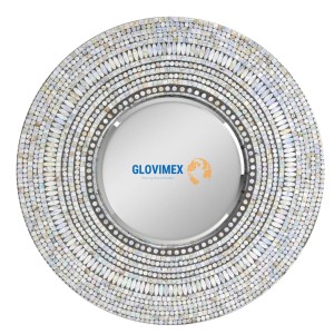 Vietrustic nueva actualización pared adorno Capiz Shell espejo sala de estar Decoración - Product Image 1