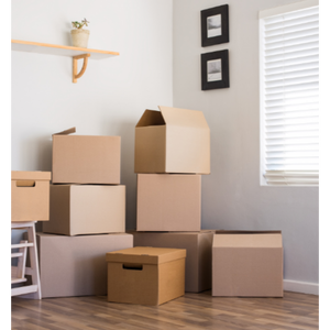 Caja de cartón corrugado de envío de papel Kraft resistente personalizado OEM/ODM 29*19*5 pulgadas para ropa/zapatos/Embalaje de regalo al por mayor - Product Image 1