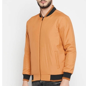 High Quality Solid Color Canvas Slim Letterman <b>Jacket</b> <b>Men</b> Latest Fashion <b>Long</b> Sleeves Casual Wear Winter Warm Front High Street - Product Image 3