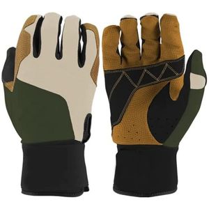 Guantes de bateo de softbol de golf de béisbol de cuero profesional para hombre, ajuste personalizado, transpirable y antideslizante, diseño delgado - Product Image 5