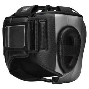 Protector de cabeza de boxeo de cuero genuino de alta calidad Protector de cabeza de entrenamiento MMA protector de cabeza de taekwondo - Product Image 5