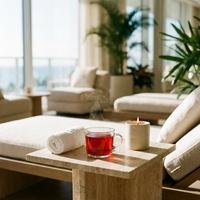 Thé aux fleurs d'hibiscus 100% naturel, marque privée OEM, riche en vitamine C, antioxydant, 14 sachets pyramidaux, thé en boîte premium