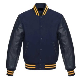 Unisex de alta calidad 380 GSM lana satén tela High Street Drop Shoulder Varsity chaqueta transpirable con capucha Stand Collar para invierno - Product Image 6