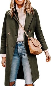 New Fashion Manufacture Winter Thick Long Woolen Overcoat Custom Button Windproof Business Casual Breathable Unisex Men Coat - Product Image 3