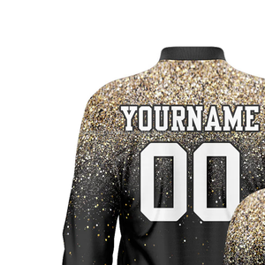 All-Weather Versatile Custom Varsity <b>Jacket</b> for <b>Men</b> MCACVJ-278 with Stand Collar Front Embroidery Decoration Customizable Logo - Product Image 3