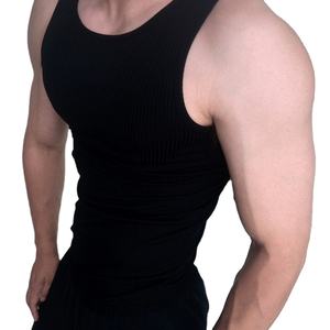Débardeurs sans manches imprimés avec logo de sport pour hommes gilet de gymnastique à séchage rapide chemises tissu en maille respirant tricoté coton décontracté Fitness XL - Product Image 1
