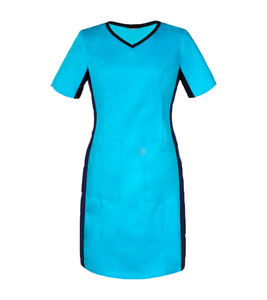 Dernière arrivée 05% de réduction élégant rose et noir uniforme médical femmes haute qualité solide doux médical gommages uniforme femmes - Product Image 3
