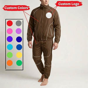 ผู้ผลิตชุดวอร์มไนลอนกันลมแบบขายส่งตามสั่ง ชุดกีฬาเรียบง่ายกันน้ำสำหรับการสั่งซื้อจำนวนมาก - Product Image 4