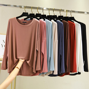 T-shirt personnalisé à longue queue T-shirt épais à manches longues 100% coton avec broderie et impression de logo T-shirt oversize à col en O pour hommes - Product Image 2