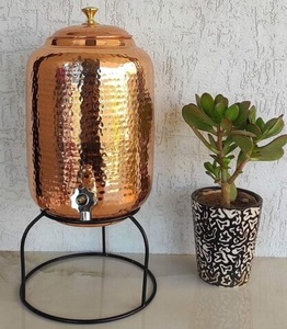 Durable copper <b>water</b> <b>dispenser</b> <b>for</b> offices restaurants <b>homes</b> promoting safe drinking with elegant antique finish design - Product Image 1