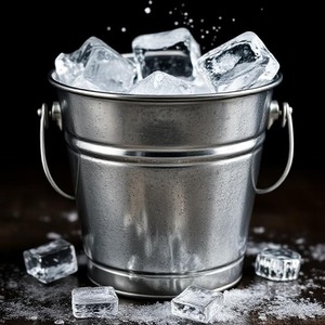 Cubo de hielo metálico de calidad superior con asa para fiestas, bares y eventos al aire libre disponible para la venta desde India - Product Image 3