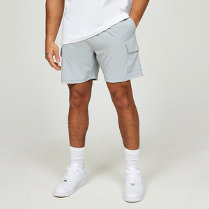 Customizable Men's Summer Jogging Suit Breathable Two-Piece 100% Cotton <b>Knitted</b> Shorts and T-shirt <b>Set</b> High Quality - Product Image 6