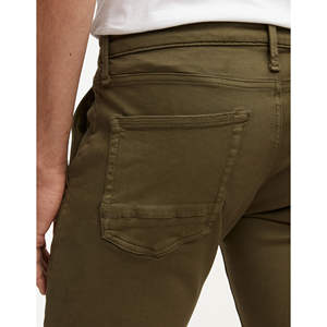 Plus Size Mid <b>Waist</b> Blue Denim <b>Chinos</b> Slim Fit Breathable Pattern Bermuda <b>Shorts</b> Woven Garment Dyed Jeans OEM Serviced - Product Image 5