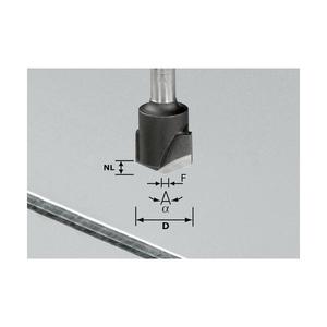 Festool V-Groove Cutter HW S8 D18/Alu <b>Cutting</b> & Forming <b>Tool</b> - Product Image 1