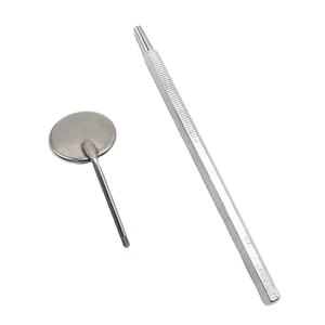 กระจกตรวจฟันแบบใช้มือจับสแตนเลส สำหรับทำความสะอาดฟัน อุปกรณ์และเครื่องมือทันตกรรม บริษัท นาร์ฮัม เอ็นเตอร์ไพรส์ - Product Image 3