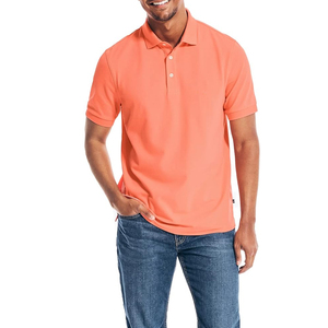 OEM hombres unisex 100% algodón camisetas para Polo logotipo personalizado impresión tela tejida - Product Image 5