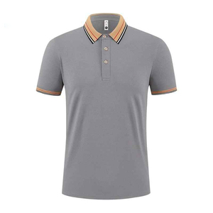 Algodón Premium para hombre para camiseta de polo Cómodo patrón sólido personalizado Lienzo Suministro directo de fábrica - Product Image 1