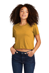 Next Level Apparel Femmes Crop Top T-shirts Coupe régulière Premium Plain 100% Coton Col Rond Demi Multicolore T-shirt - Product Image 4