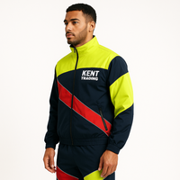 Ensemble coupe-vent léger et personnalisé avec bandes réfléchissantes, respirant, pour homme, idéal pour le sport, les activités de plein air et le streetwear (OEM)