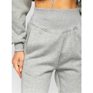 ชุดวอร์มฤดูหนาวของผู้หญิง2ชิ้นชุดวอร์มผ้าคอตตอนมีฮู้ดผ้าโพลีเอสเตอร์ออกแบบโลโก้ได้ตามที่ต้องการ - Product Image 5