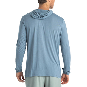 Camisetas de manga larga transpirables para exteriores UPF 50 + para hombre, camisetas de agua holgadas de secado rápido con protección solar UV para entrenamiento de correr - Product Image 2