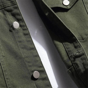 ชุดผ้ายีนส์ผ้ายีนส์2ชิ้นสำหรับผู้ชายชุดแจ็กเก็ตยีนส์และกางเกงแนววินเทจสำหรับผู้ชายกางเกงยีนส์สีเข้าคู่กับกางเกงยีนส์ - Product Image 4