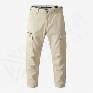 Pantalones Cargo de Algodón para Hombre, Talla Grande, Estilo 2025, Multibolsillos, Transpirables, Color Personalizado, Duraderos, para Exteriores - Product Image 1