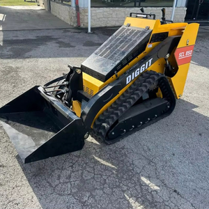 LIVRAISON GRATUITE DIGGIT SCL850 Mini chargeuse compacte homologuée EPA CE avec vérin hydraulique Eaton, moteur principal, pompe, boîte de vitesses, PLC - Product Image 1