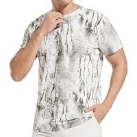 Camiseta de Hombre de Alta Calidad, 190 Gramos, 100% Algodón Jersey, Impresión Digital, Logotipo Personalizado, Estilo Formal, Ropa Transpirable