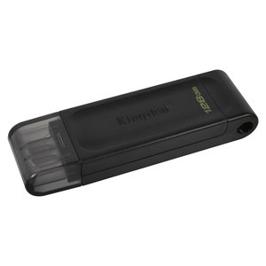 Memoria USB Tipo-C DATATRAVELER 70 Negra de 128GB, 4 en 1, de Plástico, con 32GB de Memoria Integrada, Producto Nuevo en Stock - Product Image 5